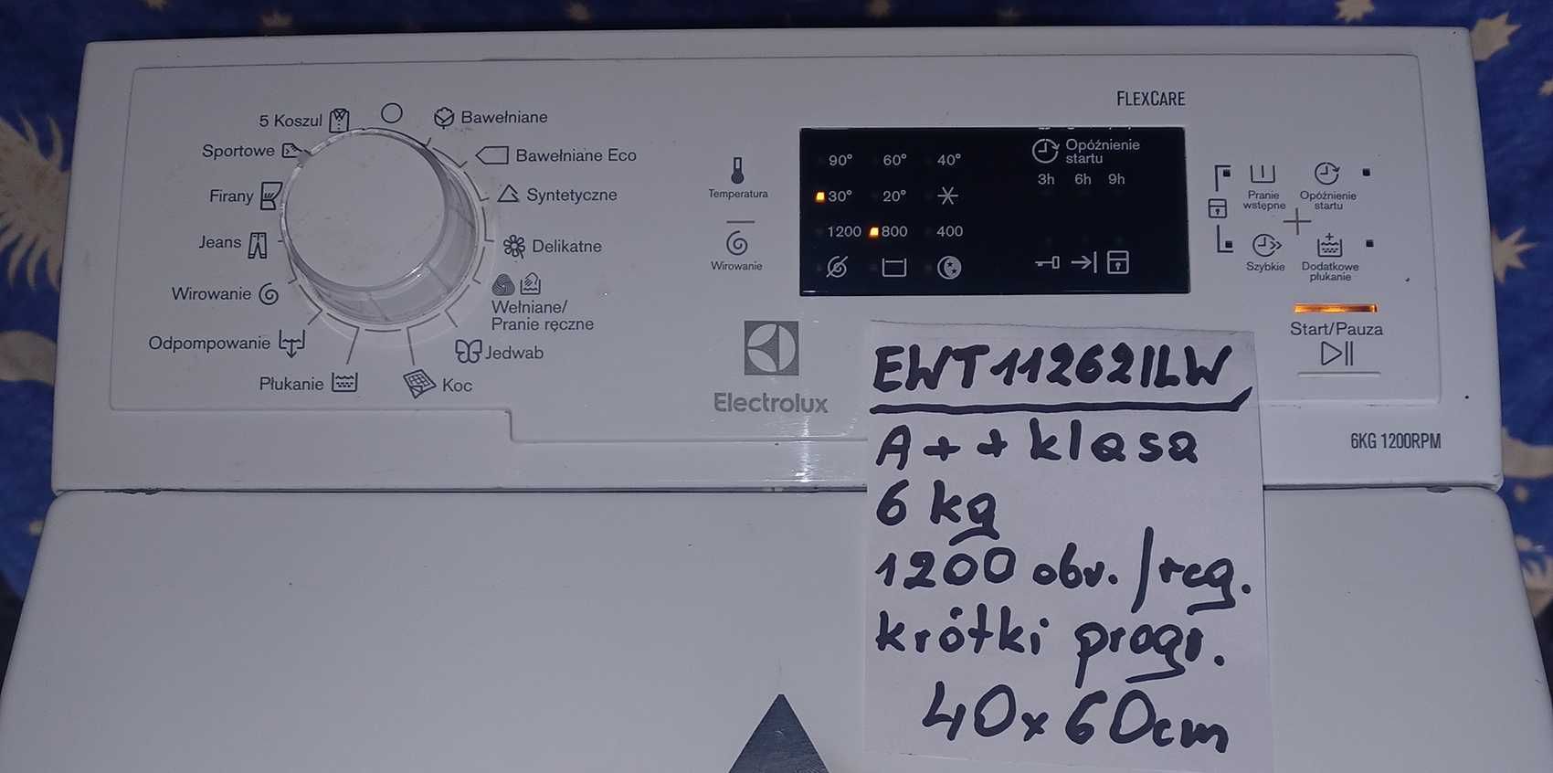 Pralka Whirlpool Electrolux sprawna