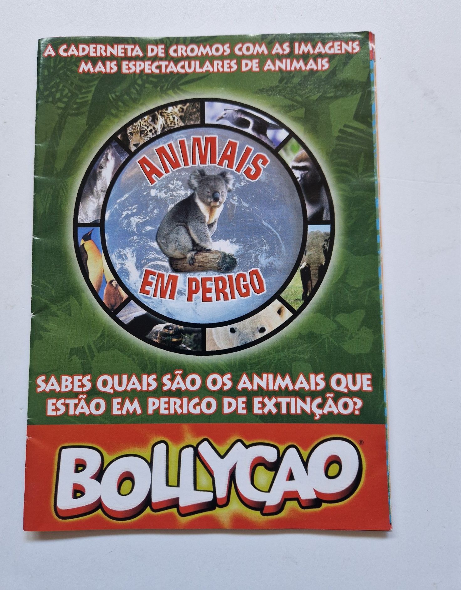 Caderneta Vazia Bollycao - Animais em Perigo