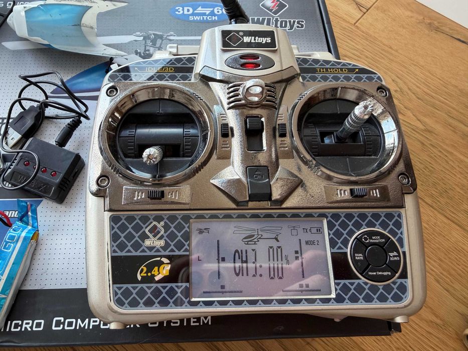 Helikopter RC WLToys V977 2,4 GHz 6Ch RC Helicopter bezszczotkowy