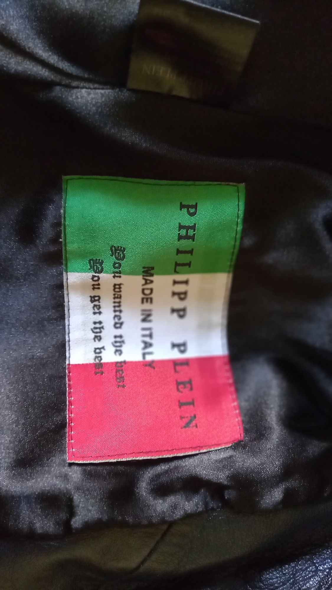 Philipp Plein куртка шкіряна косуха  EUR 38