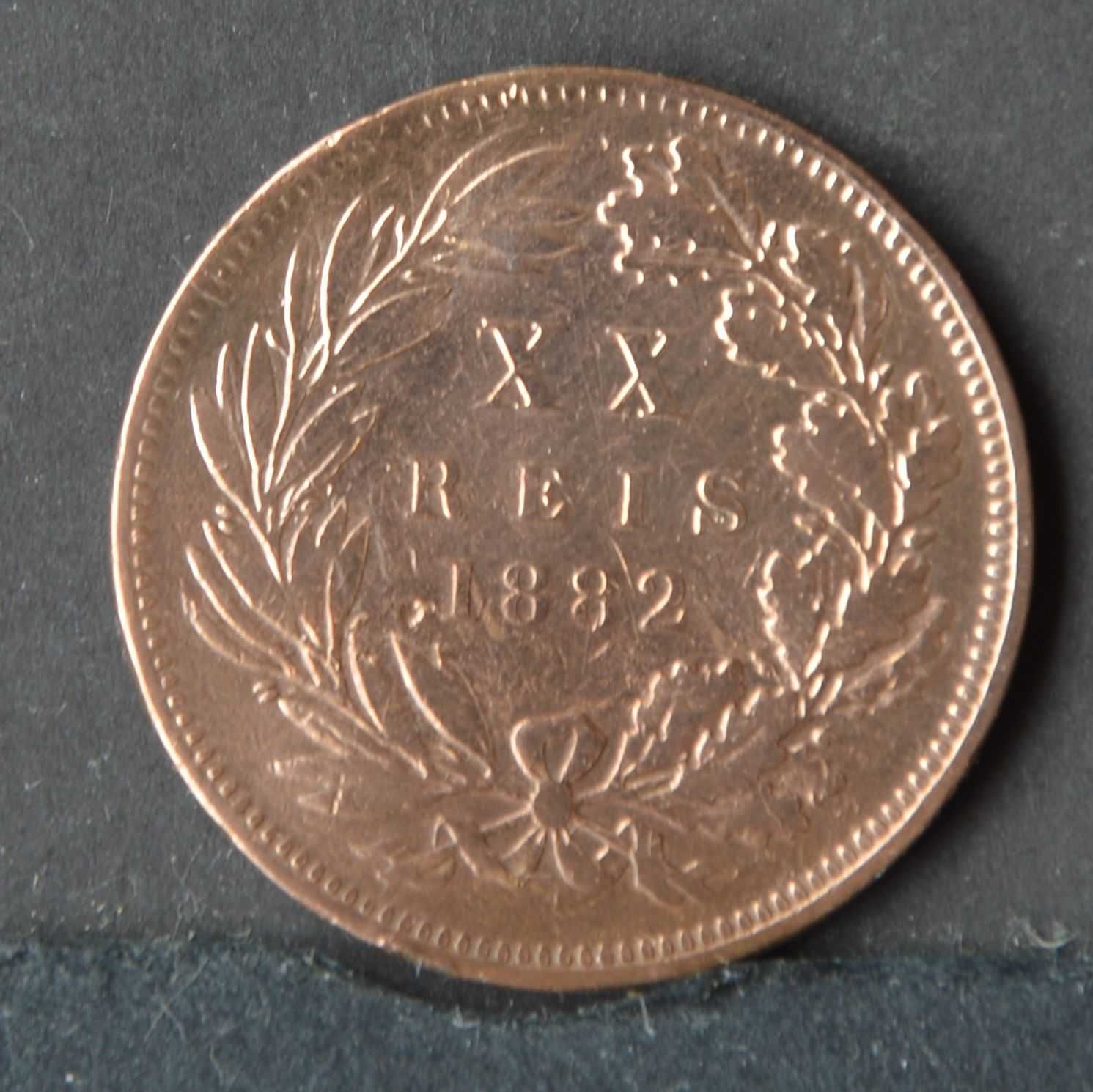 Portugal 20 reis 1882 - olx X10263