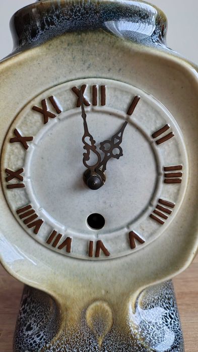 Zegar porcelanowy z  PRL