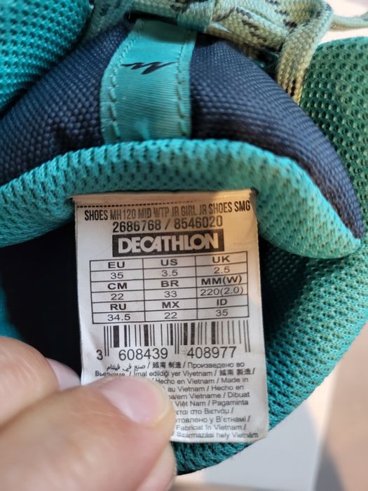 Trapery Buty turystyczne dla dzieci Quechua MH120 Mid