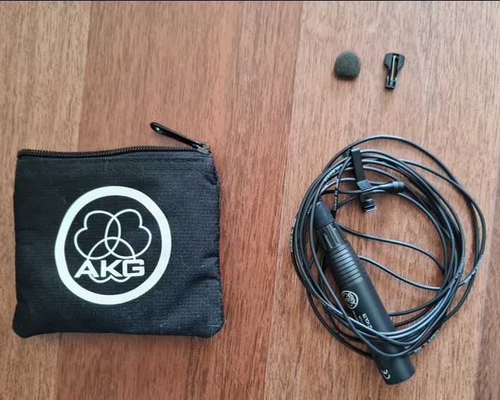 Microfone Mini Lavalier AKG modelo C417 PP