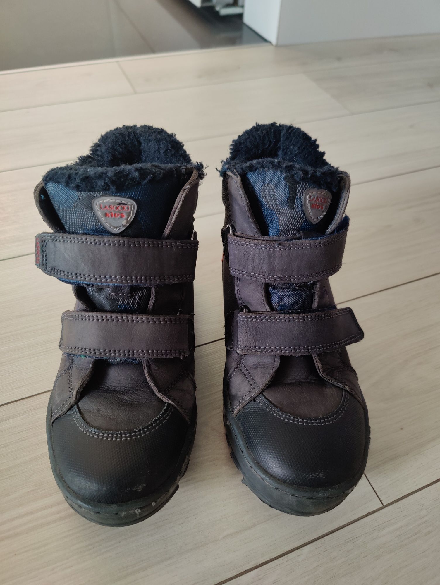 Buty dziecięce zimowe ocieplane Lasocki Kids r 30 skóra naturalna