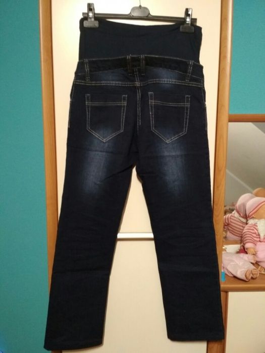 Spodnie dżinsowe jeansy dżinsy ciążowe 36 S