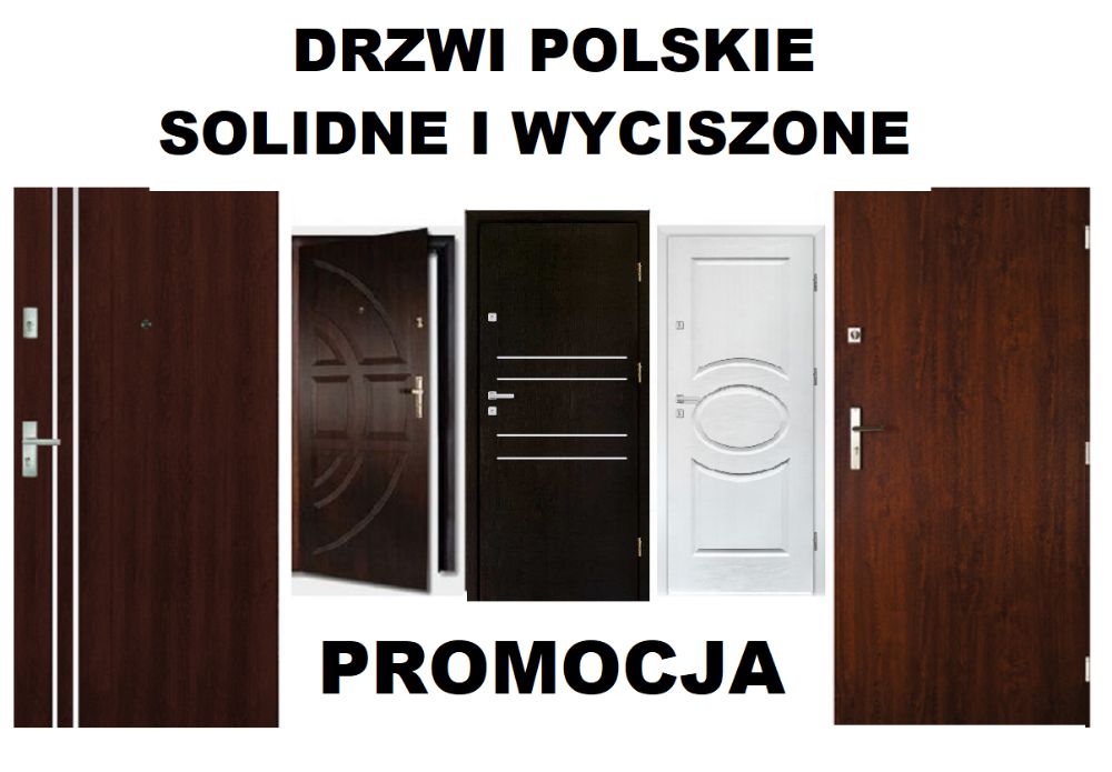 DRZWI do mieszkania z MONTAŻEM-zewnętrzne -wejściowe -wewnątrzlokalowe