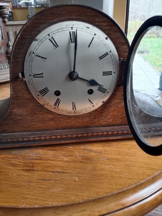 Zegar kominkowy sygnowany England