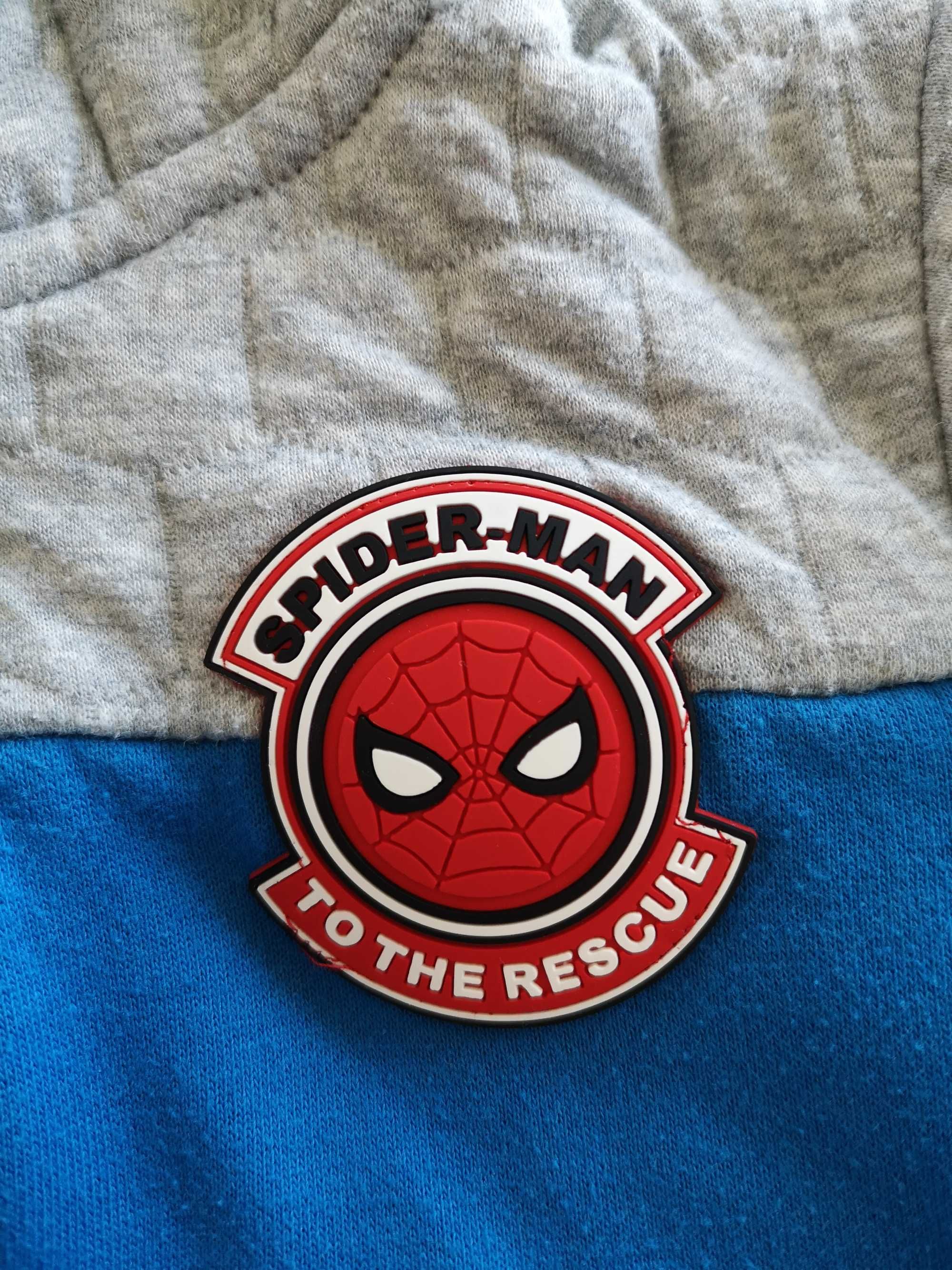 Zasuwana tłoczona bluza dresowa z kapturem Spiderman Cool Club 98