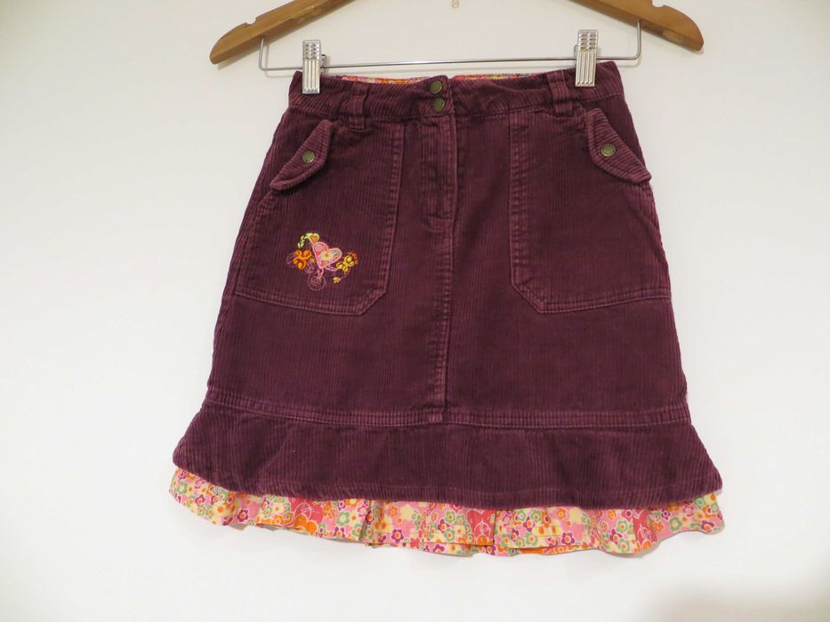 Spódniczka sztruksowa 122 Giggy fioletowa 5.10.15