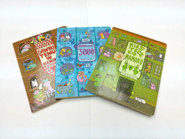 Seria książek dla dzieci Mamoko - 3 książki - używane, stan dobry