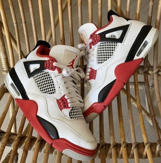 Nike jordan 4 fire red novoss