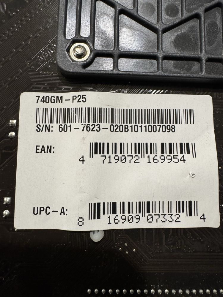 Материнська/Материнская плата AsRock 740GM-P25 / socket AM3 / DDR3