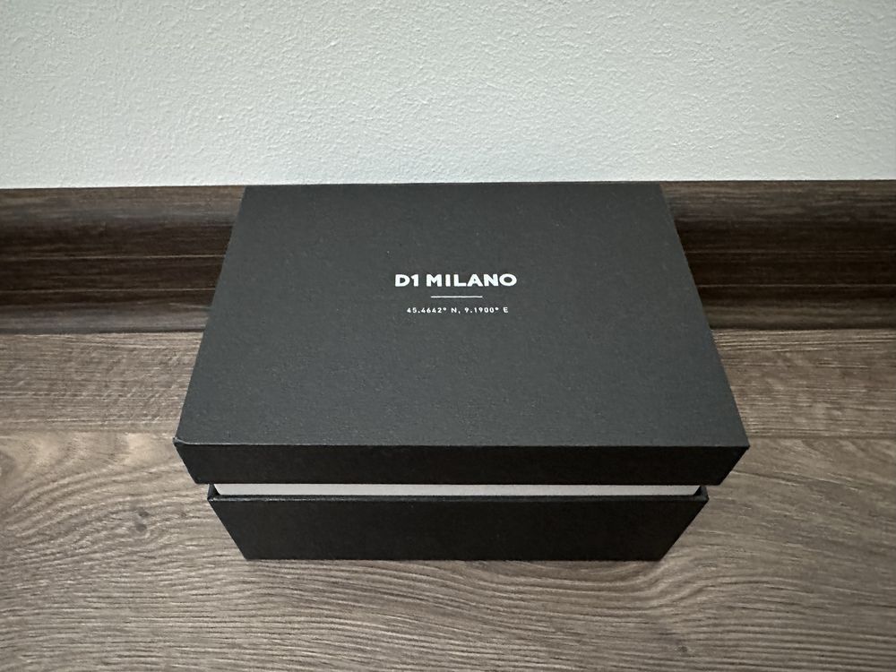D1 Milano Skeleton Watch Rubber 41.5mm – Silver