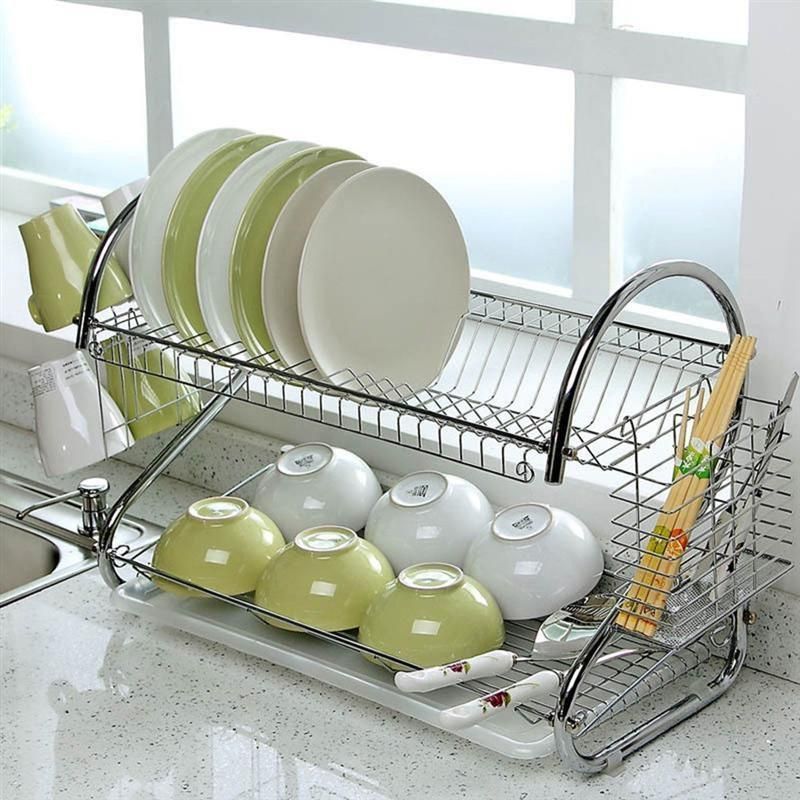 Сушилка для посуды Kitchen Storage Rack Стойка для хранения посуды