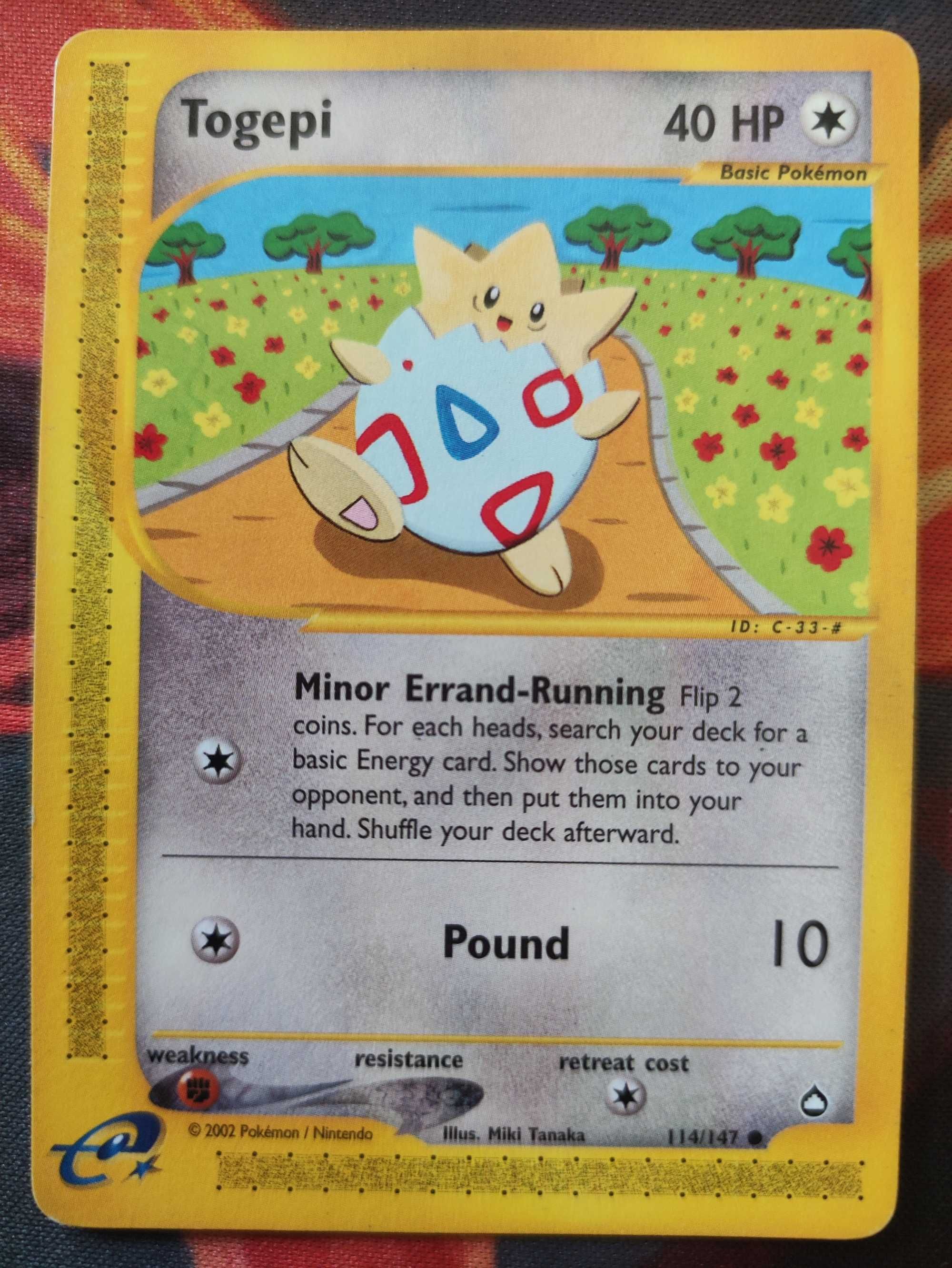 Togepi Carta Pokémon