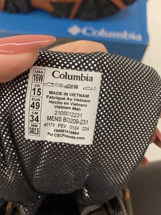 Ботинки Colambia Gunnison omni-heat wide