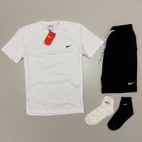 Мужской спортивный костюм найк футболка + шорты Nike [XS-3XL]