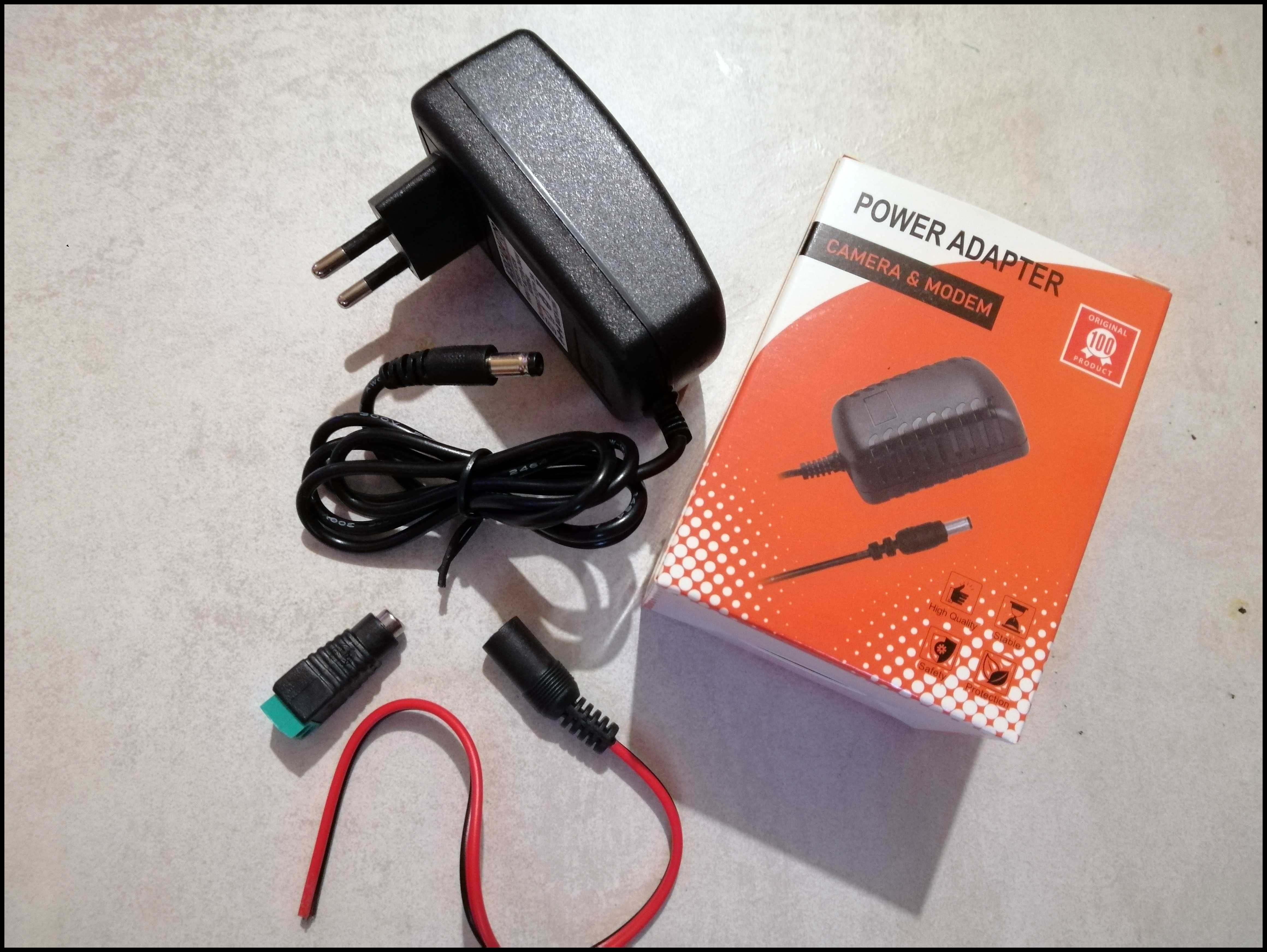 Блок питания DC 12v 3A PL зарядка лента камера сигнализац 5.5 2.5