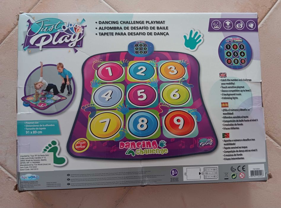 Brinquedo tapete musical criança