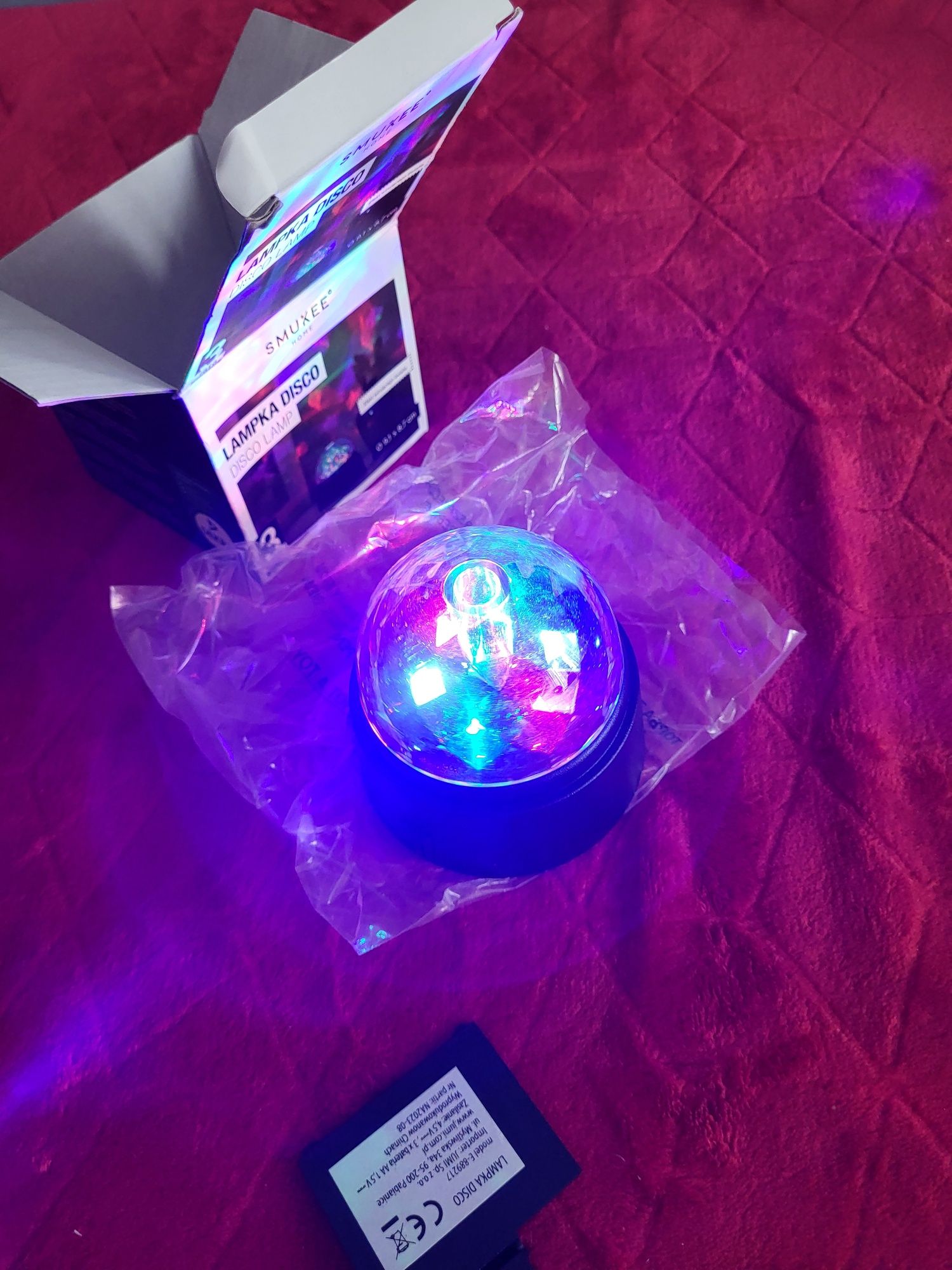 Lampka disco Smukee