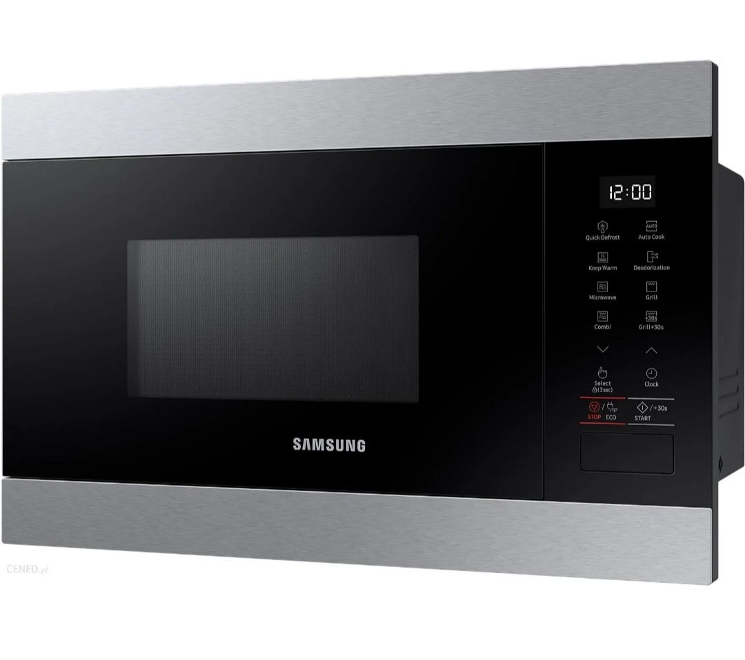 Nowa Kuchenka mikrofalowa do zabudowy z grillem Samsung MG22M8254AT, ,