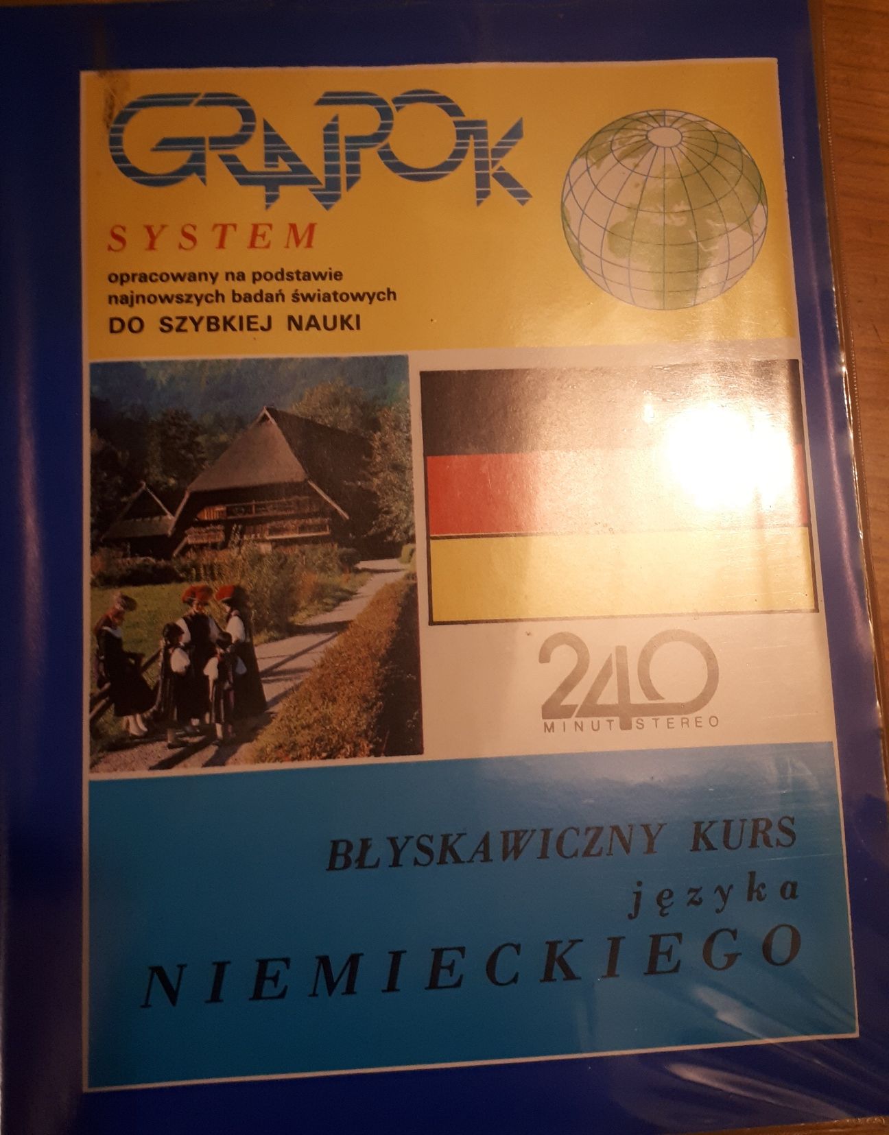 Błyskawiczny kurs języka niemieckiego z czterema kasetami Granpok