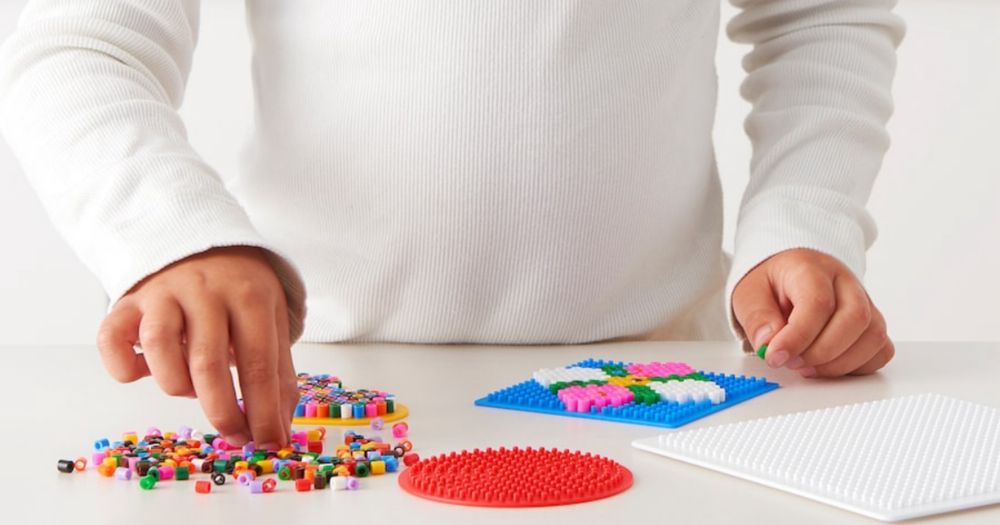 Miçangas térmicas - contas de plástico para brincar