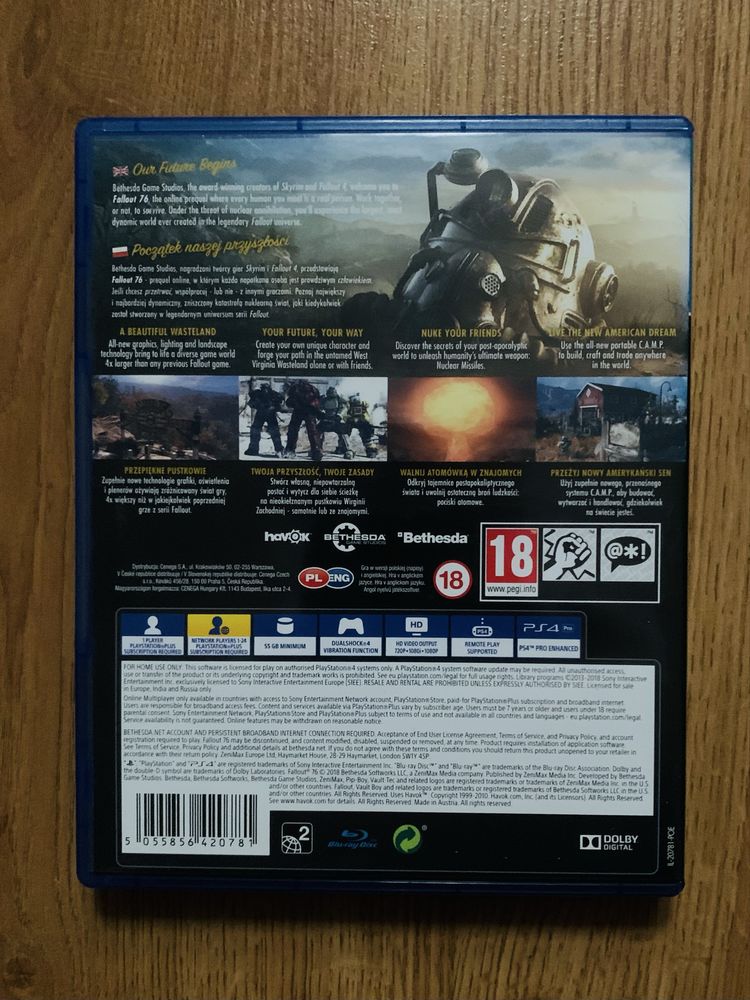 Fallout 76 ps4 playstation