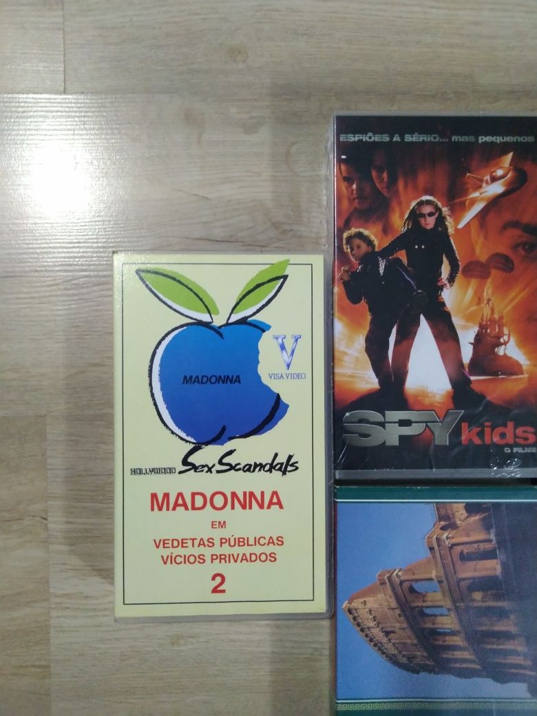 Conjunto de 15 cassetes VHS