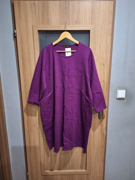 Nowa sukienka damska 46/48 oberżyna