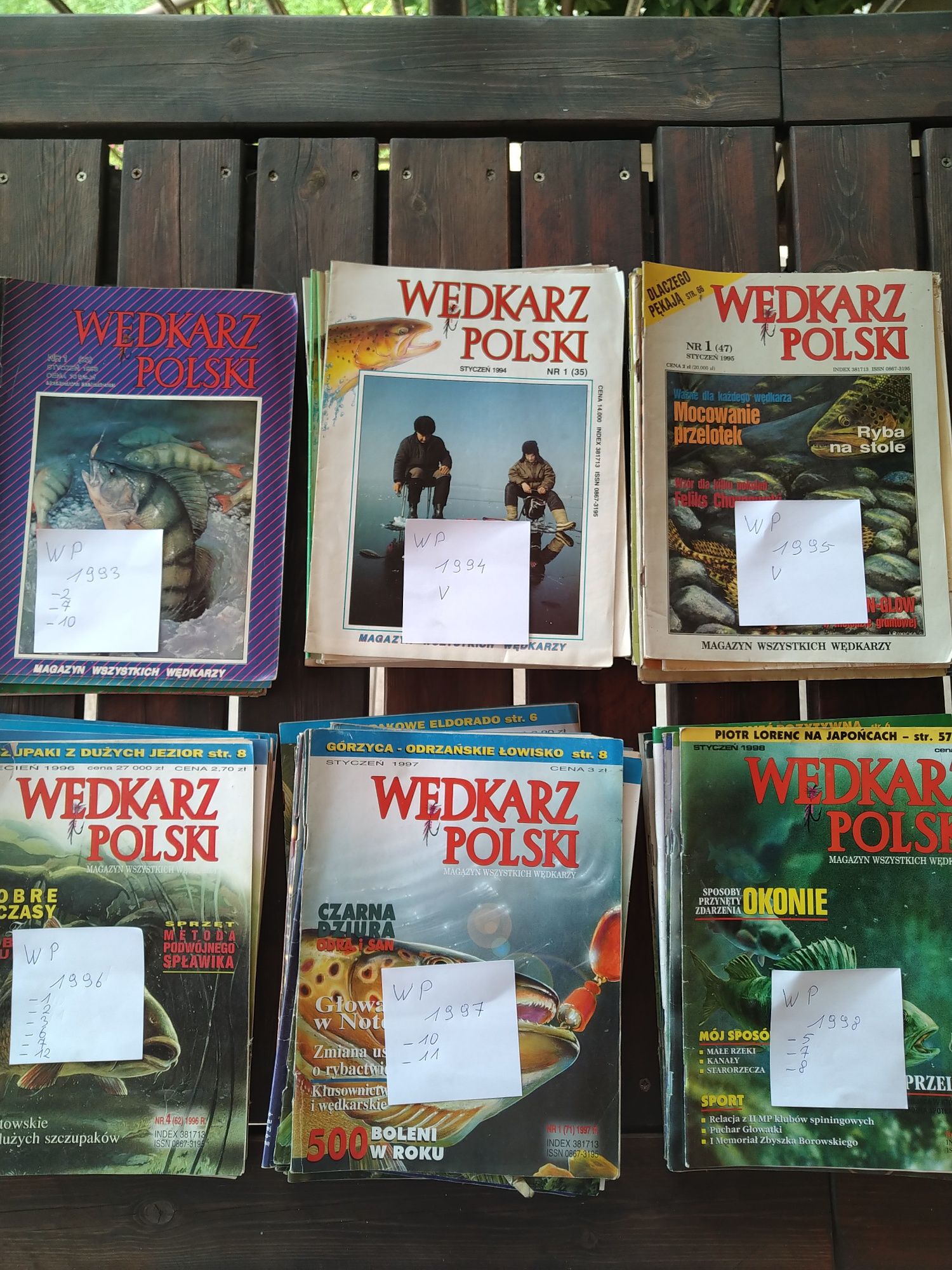Czasopisma wędkarskie.