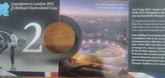 2012 London Olimpic Games celebration coins