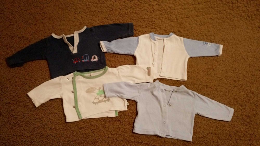 Ubranka body spodnie śpiochy r około 62