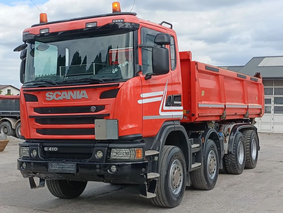Scania G410 8x4 Meiller Kipper + Bordmatik/ Klima