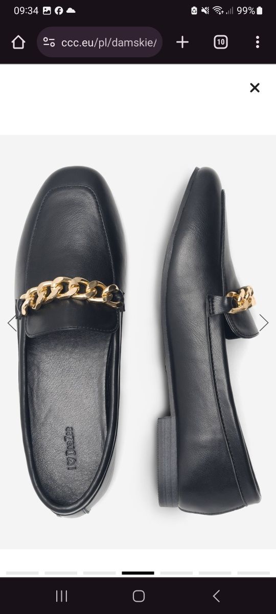 Deezee 36 mokasyny slip on półbuty