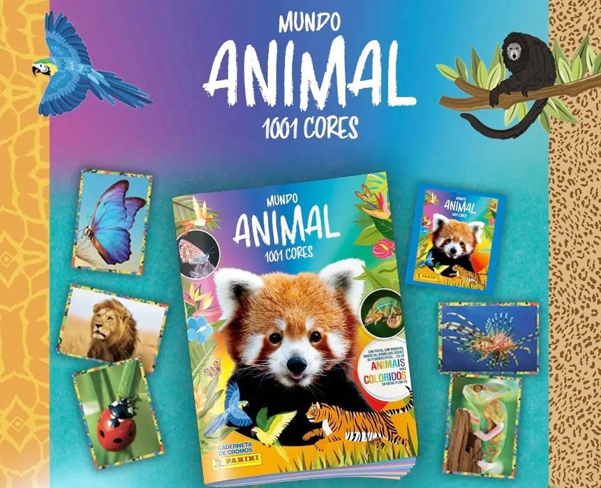 Cromos Mundo Animal 1001 Cores Panini