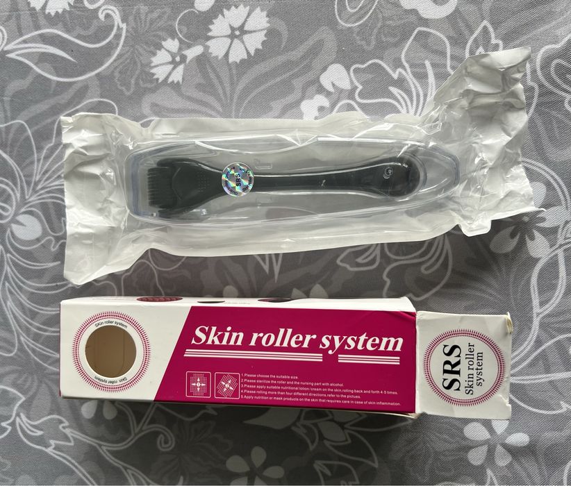 Derma roller do mezoterapii 0,5 mm 540 igieł stalowych
