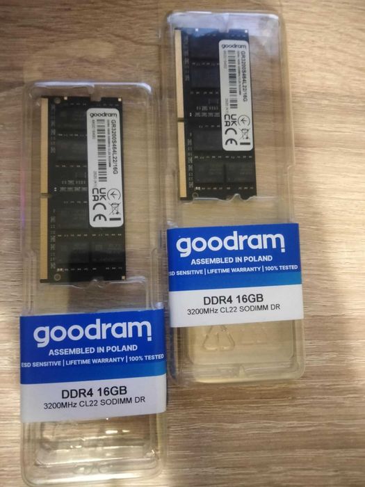 Pamięć 32GB RAM 2x16GB Sodimm DDR4 Goodram CL22 3200Mhz