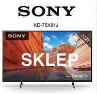 Sony Bravia 75" KD-75X81 4K dolby vision atmos 3399zl zamiast 5000 zł