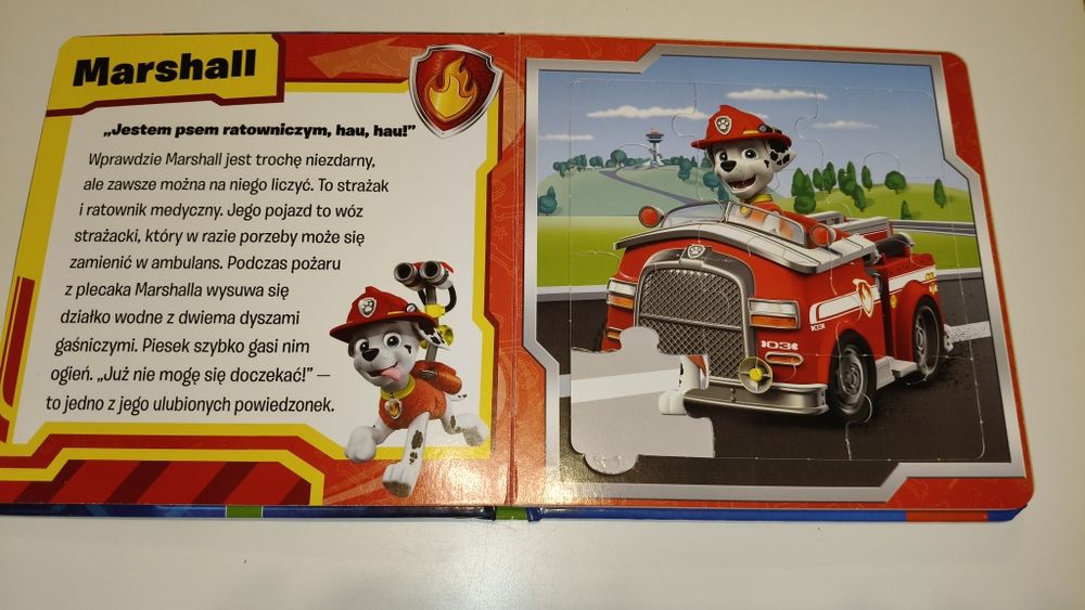 Książka z puzzlami Psi Patrol