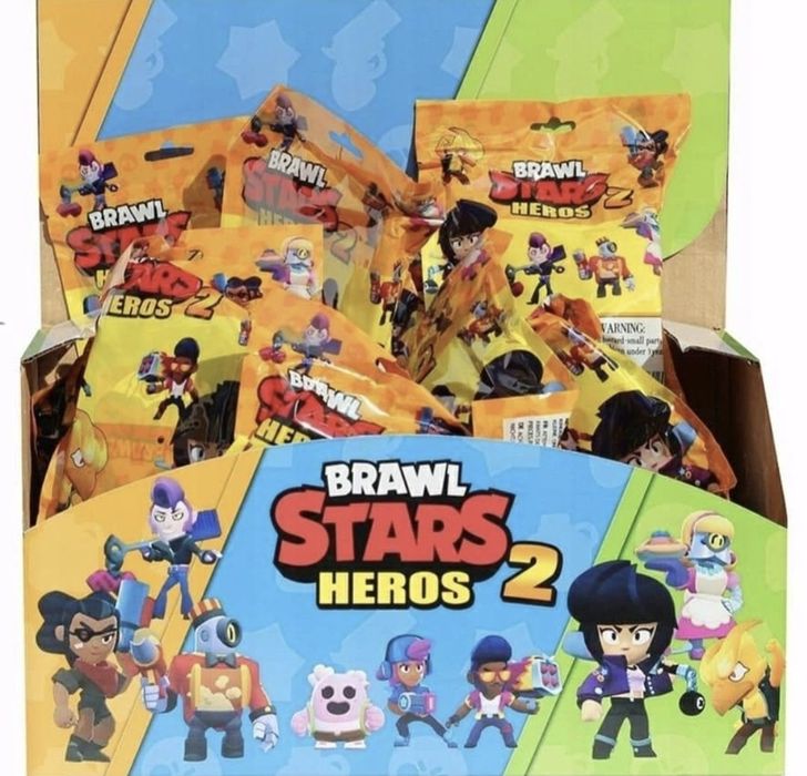 Figurki BRAWL STARS 10 x Figurka +Karty BRAWL STARS HEROS Saszetka #10