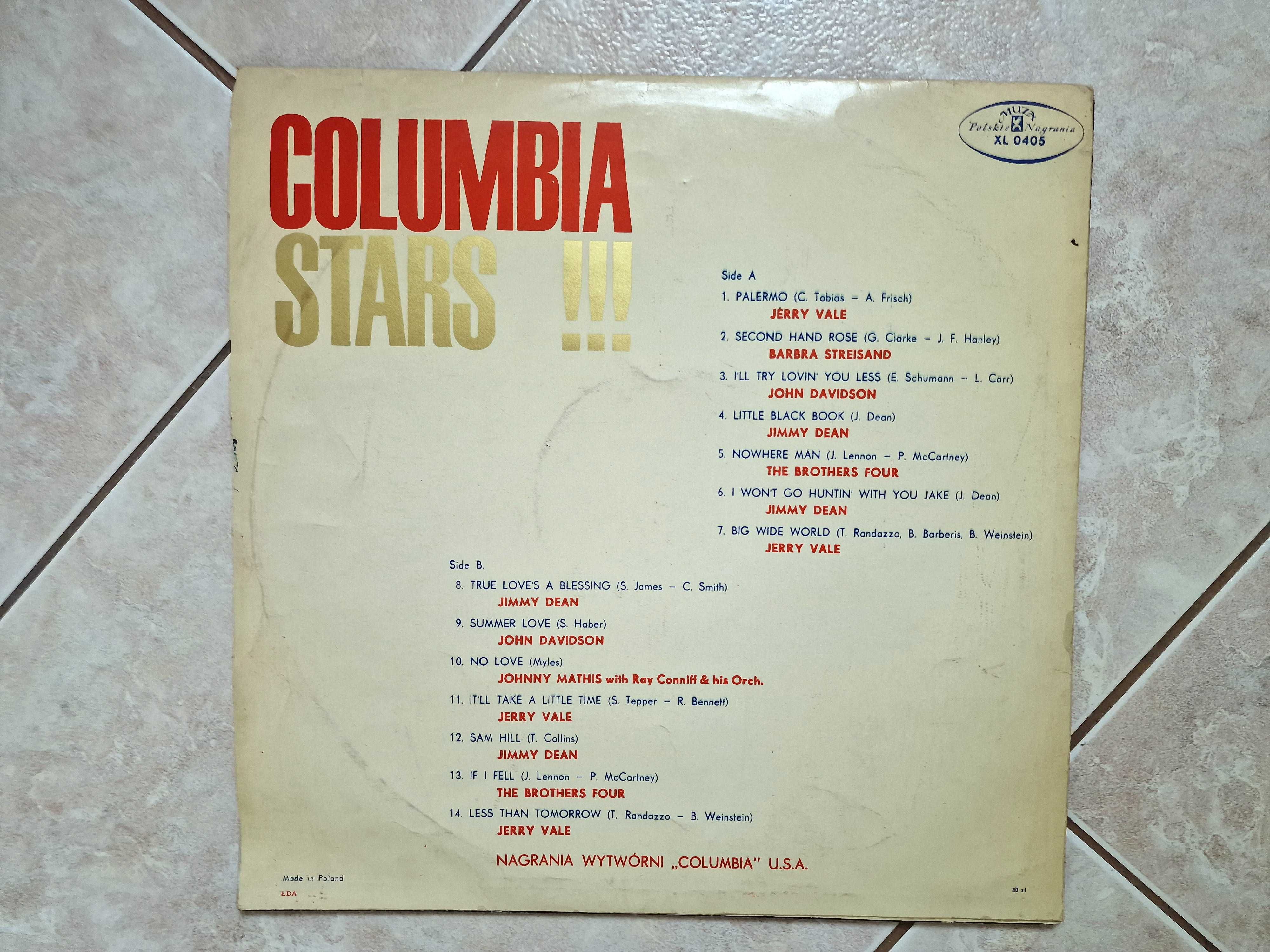 Płyta THE BROTHERS FOUR "Columbia Stars" LP Winyl PolskieNagrania 1967