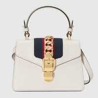 кроссбоди Gucci Sylvia #сумка с нашивкой и крупной цепью# хорошая