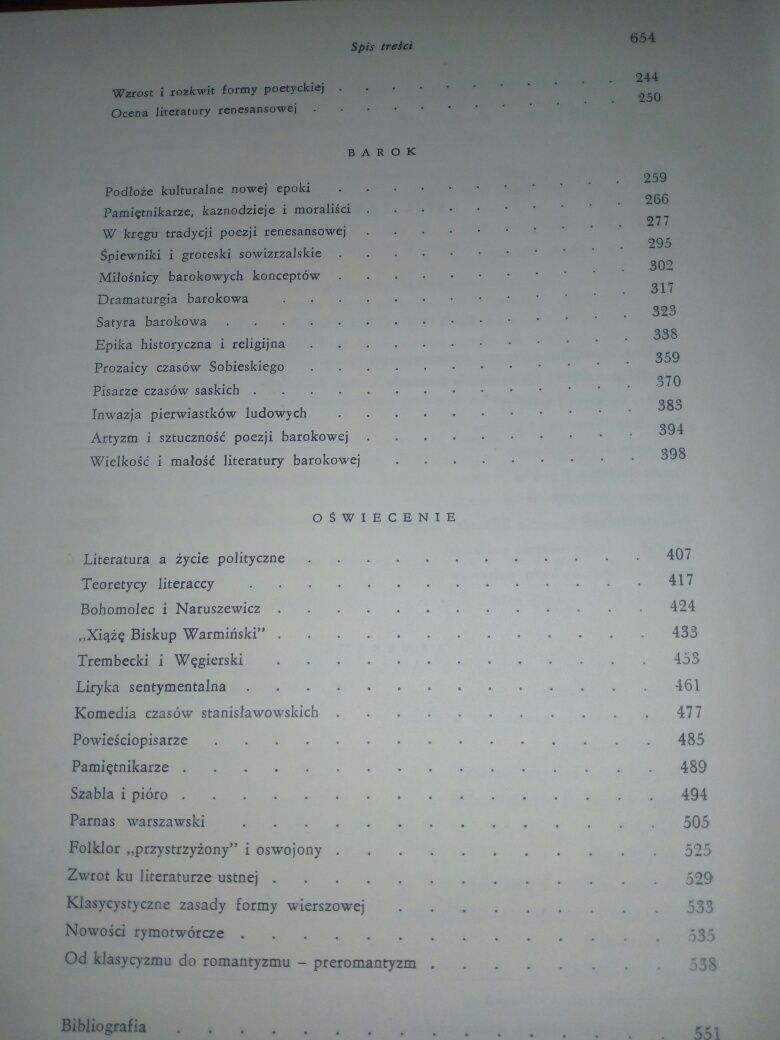 Historia literatury polskiej. Julian Krzyżanowski 1963