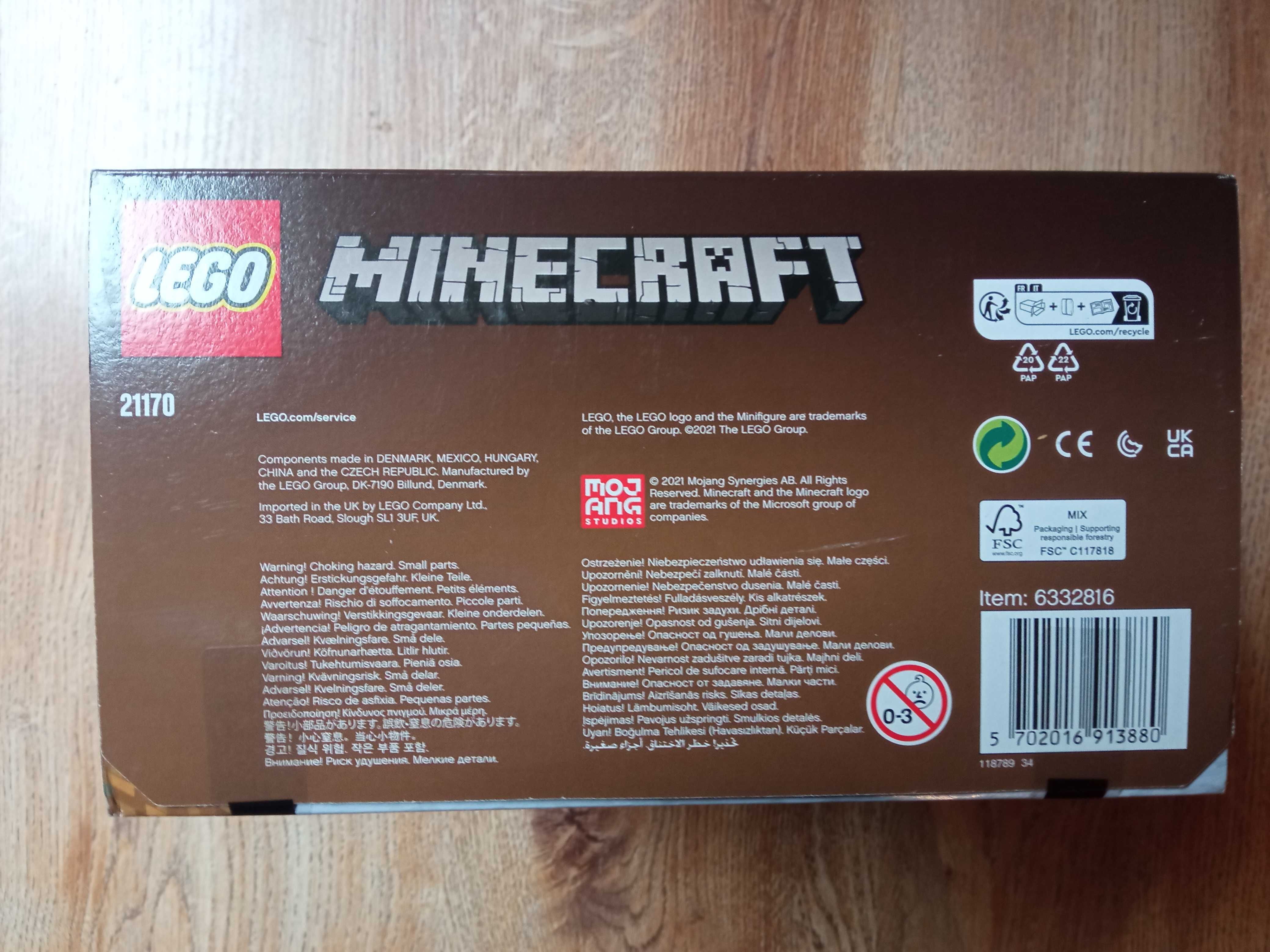 LEGO minecraft 21170 Dom w kształcie świni