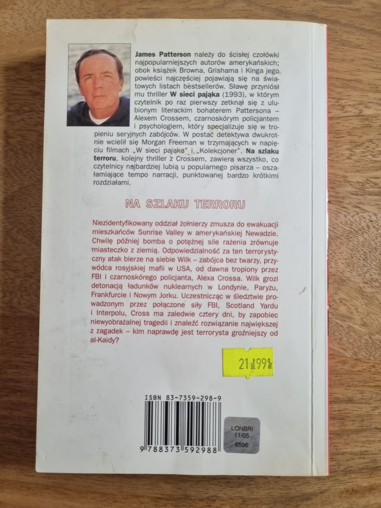 Na szlaku terroru * James Patterson