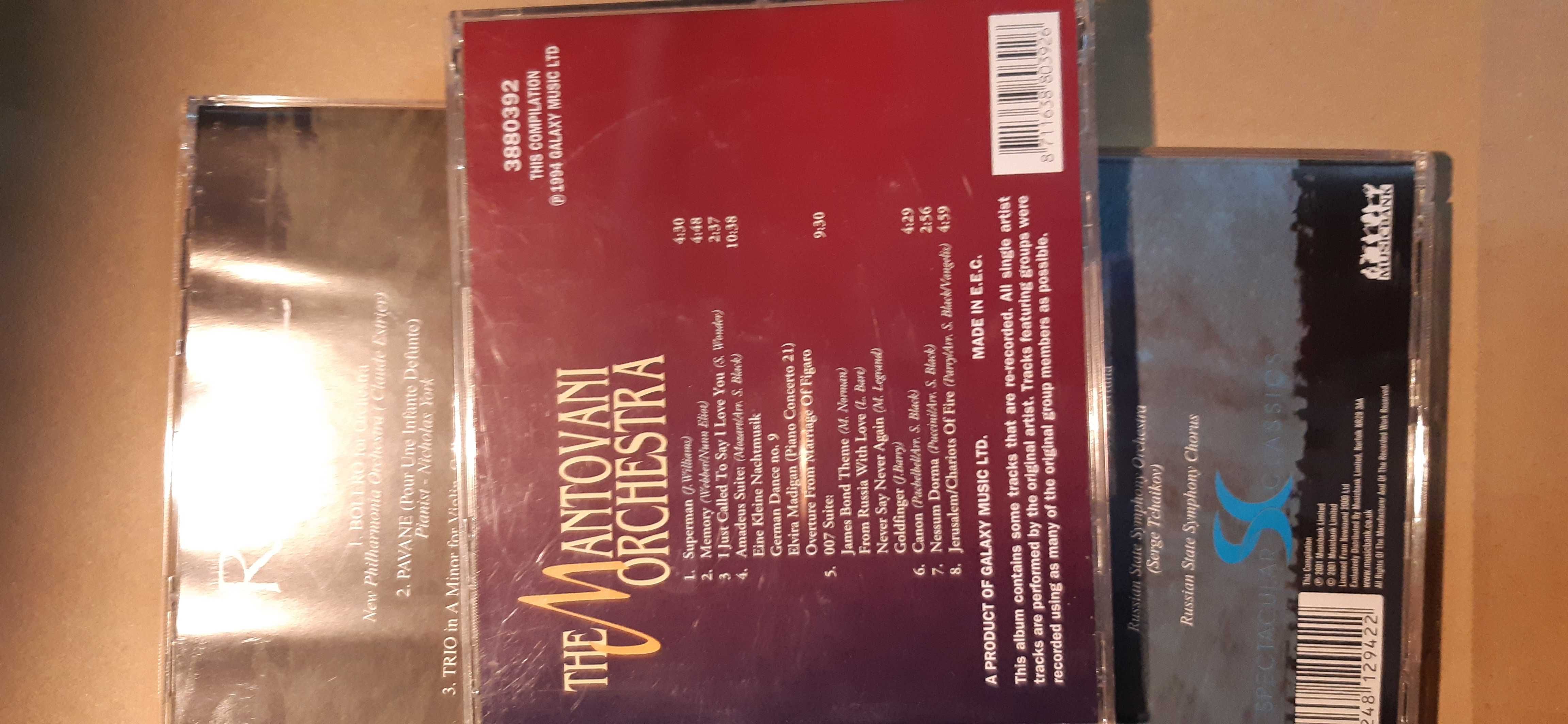 zestaw 5 cd muzyka klasyczna ravel orff dvorak i inne