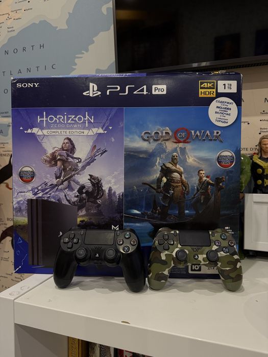 Sony PlayStation Pro 4 1T + ігри + 2 джойстики стан ідеальний