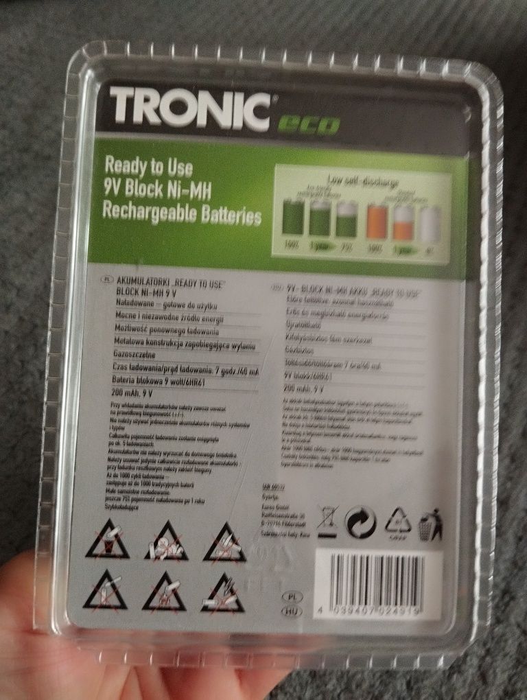 Akumulatorki baterię tronic Eco ni-mh